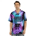 thumbnail image 3 of Camisas gráficas con mapa de la bandera de Burundi y estampado completo para hombres, camisas casuales de manga corta hawaianas para la playa, blusas con emblema nacional para hombres, 3 of 5