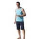 thumbnail image 2 of Atlas For Men - Camiseta Sin Mangas Lisos para Hombre - Pack de 3 (Azul Petróleo, Turquesa, Blanco), 2 of 4