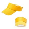 thumbnail image 4 of Phlegsive Blank Sun Visors Adjustable Sports Sun Hat for Travel Exercises(Yellow), 4 of 5