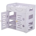 thumbnail image 2 of WIFI Router Storage Box, 4-tier Router Shelf with Double Door, Cable Large Management Rack for Modem, Set Top Box, Power Strip, and Accessories, Home TV Desktop Organizer, 2 of 6