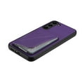 thumbnail image 3 of SaniMore for Samsung Galaxy S23 Plus Case, PU Leather Skin & Rugged PC Backplane Card Slot [Up to 2] Shockproof Anti-fall Flip Kickstand Slim Lightweight Business Shell for Galaxy S23 Plus, Purple, 3 of 5