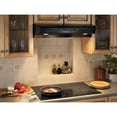 thumbnail image 2 of Allure II (QS2) Series 30 In. 4-Way Convertible Under Cabinet Range Hood - Black, 2 of 2