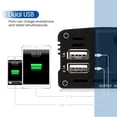 thumbnail image 2 of Convertisseur de Puissance 150W pour Voiture 12V à 110V avec Chargeur Usb Double 3.1A Rouge Prise US, 2 of 4