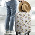 thumbnail image 2 of White Cow Head Hat Pattern Luggage Cover Fashion Suitcase Cover Baggage Covers Fit 25-28 Inch Luggage (Go Travel), 2 of 5