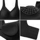 thumbnail image 5 of Sujetador sin aros para yoga y dormir con hebilla frontal y bordes de encaje para mujer - Nailon/spandex, 5 of 7