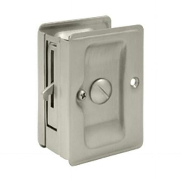 3.25 x 2.25 in. Passage Heavy Duty Adjustable Pocket Lock, Satin Nickel - Solid