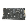 thumbnail image 2 of Adaptador convertidor M.2 a SATA Velocidad de transmisión rápida Práctica Tarjeta adaptadora de disco duro MSATA PCB para computadora, 2 of 12