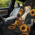 thumbnail image 6 of ZUXONGSY Car Seat Cover Towel Cow Sunflower Print Protection for Front Bucket Seats Sweat Athletic Running Towel Seat Covers Seat Protector for Dog, Pets, 6 of 8