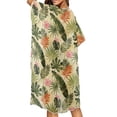 thumbnail image 5 of FKELYI Tropical Leaf Flower Print Kimono Coverups for Women Soft Beach Cover Up Half Sleeve Summer Cardigan Bikini Cover Ups Resort Wear Casual Cruise Outfits, 5 of 6