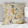 thumbnail image 4 of Designart "Artistic Botanical Sketches I" Plants Printed Throw Pillow, 4 of 5