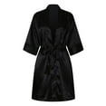 thumbnail image 1 of Richie House Women's Satin Robe Nightwear Sleepwear RHW2700, 1 of 2