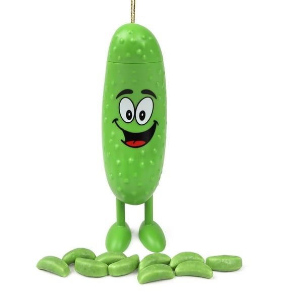 Christmas Pickle Candy Dispenser, Stocking Stuffer, .28 Ounces