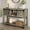 Rustic Oak, variant on Demi Bonn 46" Farmhouse Console Table, Sliding Barn Door, Adjustable Shelf, Entryway, Hallway, Rustic Oak