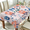 thumbnail image 4 of GZHJMY Owl Tablecloth, Rectangle Waterproof Washable Polyester Table Cover for Picnic Dinner Holiday Party Decor, 60 x 120 Inch, 4 of 7