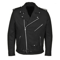 Leather Jackets for Men Steampunk Hipple Rock Jacket Guys Moto Biker Fashion Rivets Lightweight Outerwear Plus Size