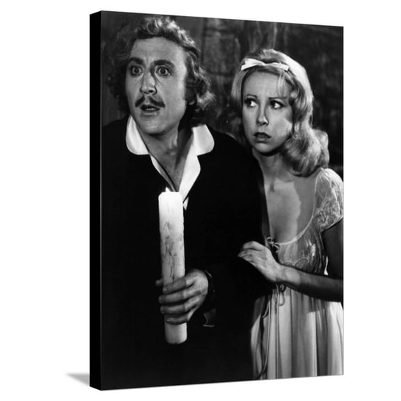 Art.com Young Frankenstein, Gene Wilder, Teri Garr, 1974 Stretched Canvas Print Wall Art, 18" x 24"