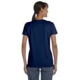 thumbnail image 3 of Gildan Ladies Heavy Cotton T-Shirt, M, Navy, 3 of 3