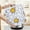Daisy, variant on Kitchen Appliance Accessories Dust Cover for 3-6-8 Quart Pot,Decorative Appliance Cloth Cover with Top Handle & Storage Pockets (White, 8 Quart)