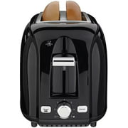 Black 2 Slice Toaster with Frozen Feature