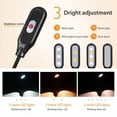 thumbnail image 4 of LED Clip Book Light, Maynos Rechargeable 5 LED Book Light Easy Clip on Reading Lamp with USB Charging Cable, 360 Rotation, 3 Color Temperature, Extra Bright Portable Task Lamp for Reading, 4 of 11