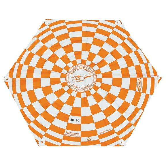 Estes Model Rocket Parachute   Preassembled 12-Inch Parachute   Printed Two-Color Design, 1 lb