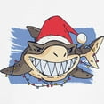 thumbnail image 3 of CafePress - Christmas Shark Baseball Jersey - Cotton Baseball Jersey, 3/4 Raglan Sleeve Shirt, 3 of 4