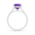 thumbnail image 2 of ANGARA Natural 2.7 Ct. Amethyst Fashion Ring in Sterling Silver for Women (Ring Size: 12), 2 of 9