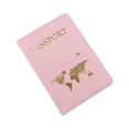 thumbnail image 2 of Security Check Passports Cover Traveling ID Credit Debit Card Storage Holder PU Leather Bag Simple Design Passports Case Light Purple, 2 of 9
