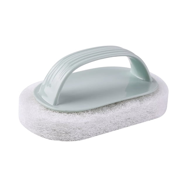Yhmxh Utensilios de cocina Cepillo de limpieza de cocina con mango, cepillo quitamanchas para estufa, cepillo para fregar ollas, esponja de baño, cepillo de limpieza, cepillo para bañera