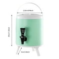 thumbnail image 2 of Conteneurs de Rangement Distributeur de Stockage pour Usage Extérieur avec Serveur de Boissons Isolé 6 Litres / Robinet Étanche et Poignées Pratiques pour Boissons Chaudes Ou Froides, 2 of 3