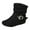style-04 Black, variant on Kogui Girls Boots Toddler Girls Combat Boots Side Zipper Ankle Booties Toddler/Little Kid/Big Kid Size 1 (Red,Big Kids 1)