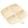 thumbnail image 2 of Reusable Divided Plate with Four Compartments and Sauce Dish - Easy to Clean for Home Kitchen, 2 of 10