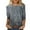 Silver, variant on Women's Tshirts Daily Floral Sequins Print O Neck 3/4 Sleeve Crew Neck Loose Side Split Tees Womens Summer Tops Pink XXL