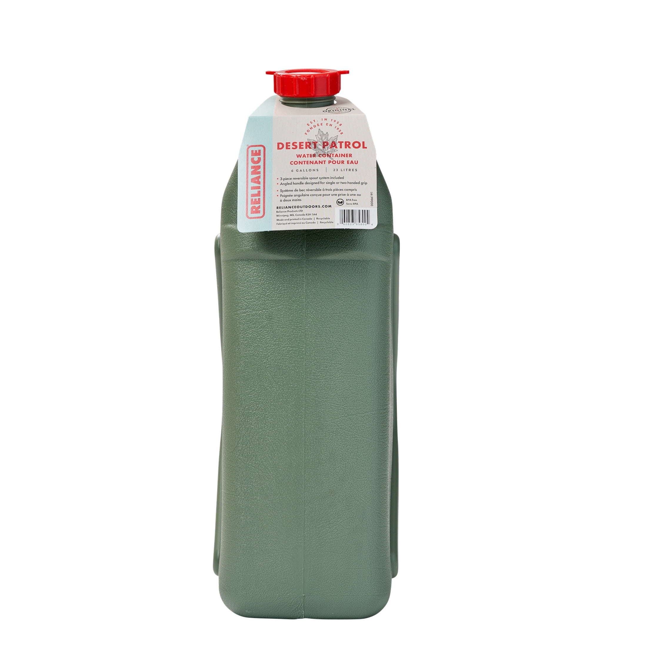 Reliance Desert Patrol 6-Gallon Water Container for Camping
