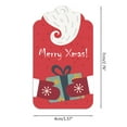 thumbnail image 5 of Merry Christmas Tags 50pcs/pack and Rope for Xmas Wrapping Paper Cards DIY Crafts Party Supplies Labels, 5 of 20