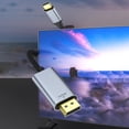 thumbnail image 3 of Cable de 1M/2M tipo C a DP1.4 compatible con HDR dinámico para MacBook Air/Pro Samsung Dell, 3 of 9