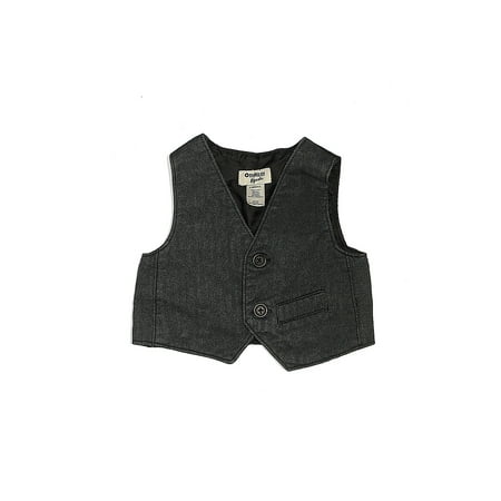 

Pre-Owned OshKosh B gosh Boy s Size 6 Mo Tuxedo Vest