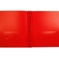 thumbnail image 2 of Lion 2-Pocket Plastic Folder with Fasteners, 1 Folder, Red (92310-RD), 2 of 2