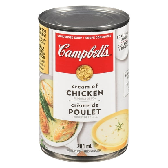 Soupe à la crème de poulet condensée de Campbell's 284 ml