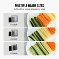 thumbnail image 3 of French Fry Cutter Stainless Steel Potato Vegetable Slicer Chopper 3 Blades, 3 of 9