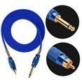 thumbnail image 3 of Cable de clip para tatuaje, 7 colores 1.8M Cable de tatuaje profesional Cable de cobre Fuente de alimentación para tatuaje, Línea de gancho de silicona para 90 grados Interfaz RCA Kit de tatuaje(1) Ecomeon no, 3 of 5