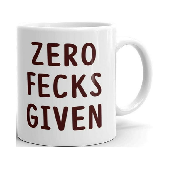 Zero Given Irish Funny Coffee Tea Ceramic Mug Office Work Cup Gift 11 oz