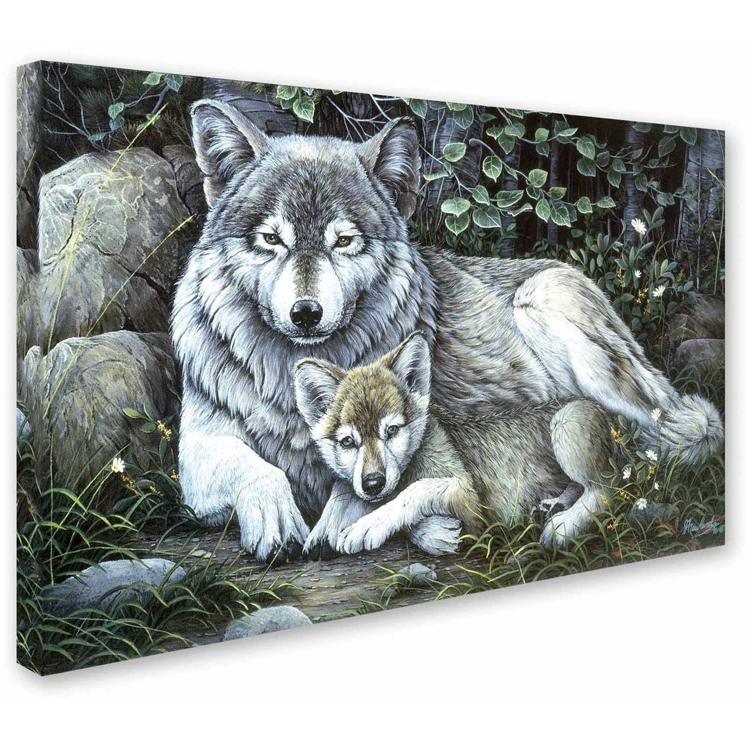 Trademark Fine Art 'Tender Moment' Canvas Art by Jenny Newland
