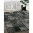 thumbnail image 2 of Ahgly Company Indoor Rectangle Contemporary Granite Gray Patchwork Area Rugs, 8' x 12', 2 of 6