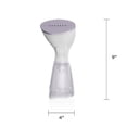 thumbnail interactive-video image 1 of Pre-Owned BLACK+DECKER Compact Handheld Garment Steamer, 1000W, 30-Second Heat Up, 6-Minutes of Continous Steam, 10.8 fl oz Detachable Water Tank, Lavender & White, 1 of 18