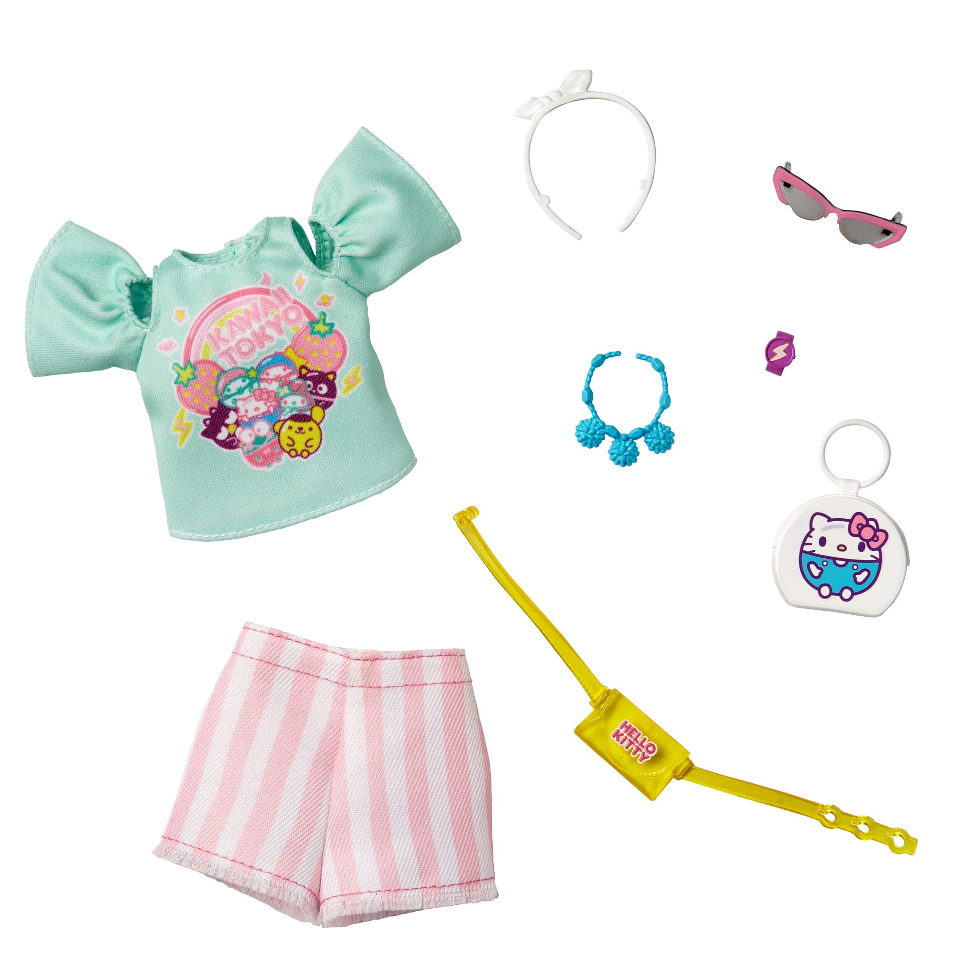 hello kitty barbie clothes walmart
