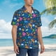 thumbnail image 3 of Fotbe Sea Fish Camisa Hawaiana para Hombre Unisex – Camisa Casual de Verano con Botones de Manga Corta de Algodón y Lino,Medium, 3 of 7