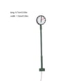 thumbnail image 3 of Bearachild Lámparas de reloj de plataforma, Material de bricolaje, poste de luz en miniatura, construcción de trenes, poste ligero, luces de calle, Artesanía Tipo12 Bearachild HA064507-12, 3 of 6