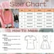 thumbnail image 4 of Gibobby Sudadera oversize mujer Sudadera para mujer linda camisa de otoño con cuello redondo(Rosa,CH), 4 of 4