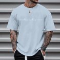 thumbnail image 5 of WEAIXIMIUNG Chandails de Sport pour Hommes 5X T-Shirt à Col Rond pour Homme Extensible à Manches Courtes T-Shirt de Base Amincissant pour Muscles, 5 of 5